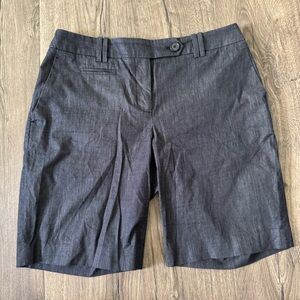 Ann Taylor LOFT Dark Gray Women's Bermudas size 6 Julie